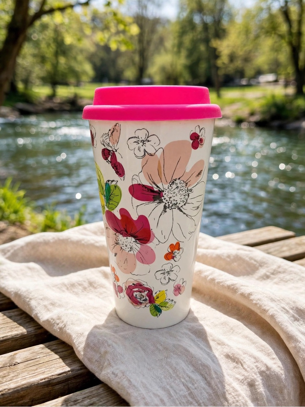 Floral 🌸 Travel Mug